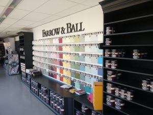Vernieuwde showroom kleuren Farrow Ball